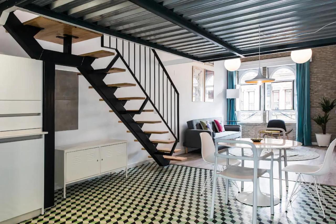 세비야 Pop Art Feria Luminoso Duplex Con Terraza Privada 아파트 외부 사진